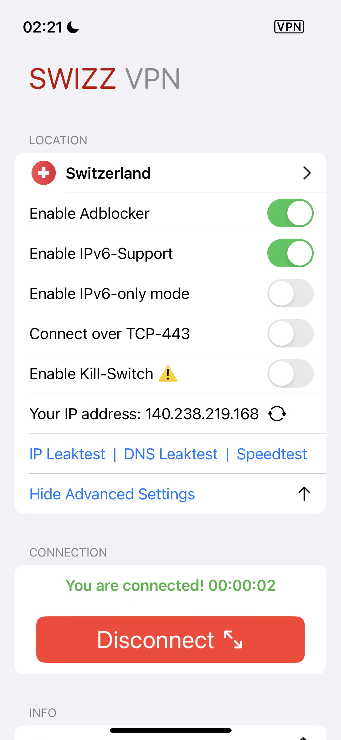 Média SwizzVPN: VPN de Suisse 3