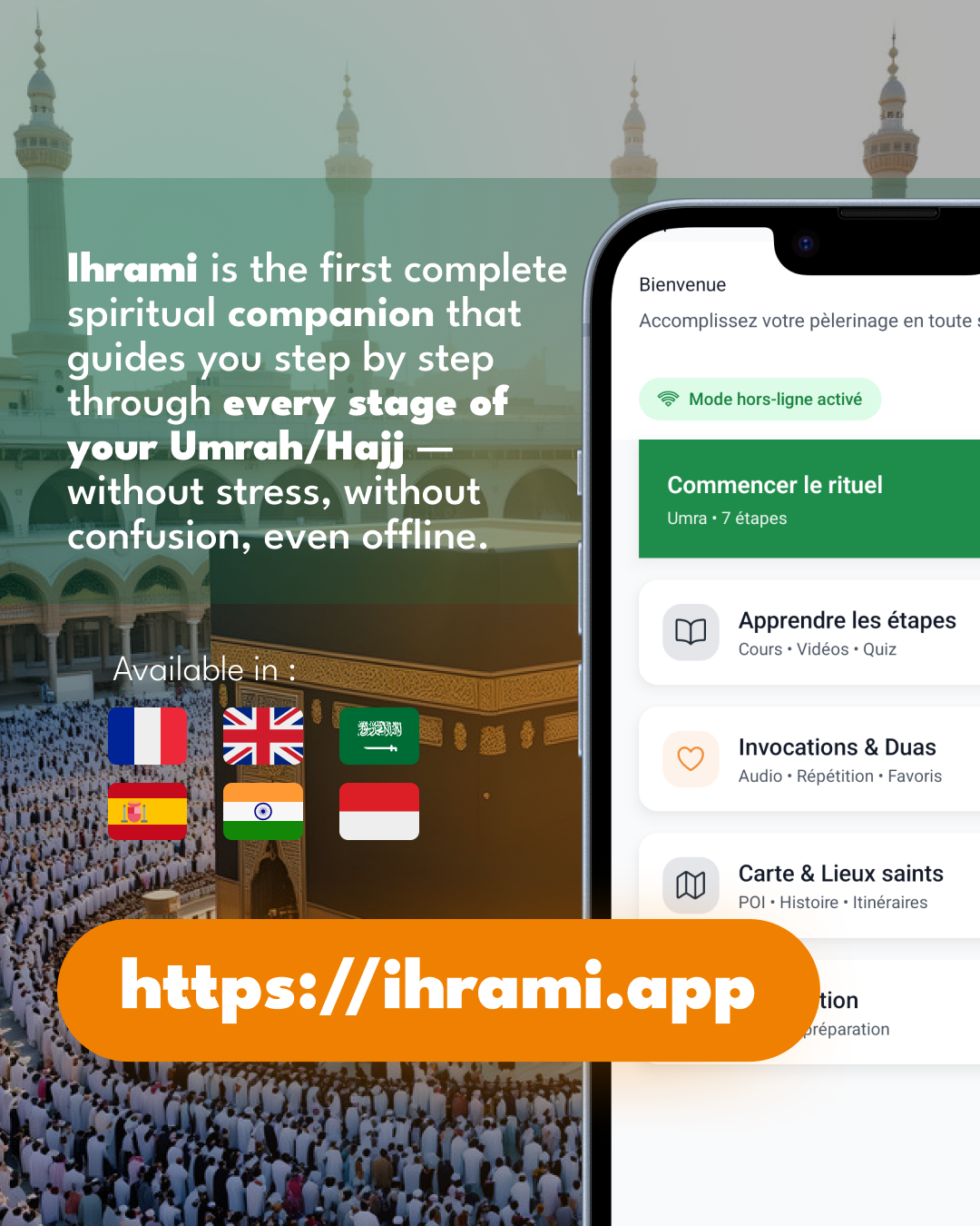 Ihrami - Main product screenshot demonstrating key features and user interface