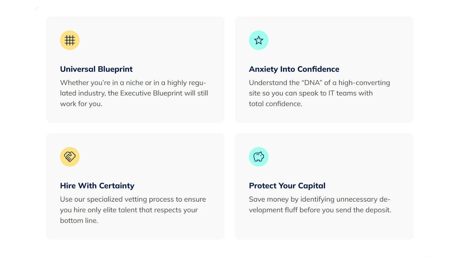 Executive Blueprint for Websites screenshot 2