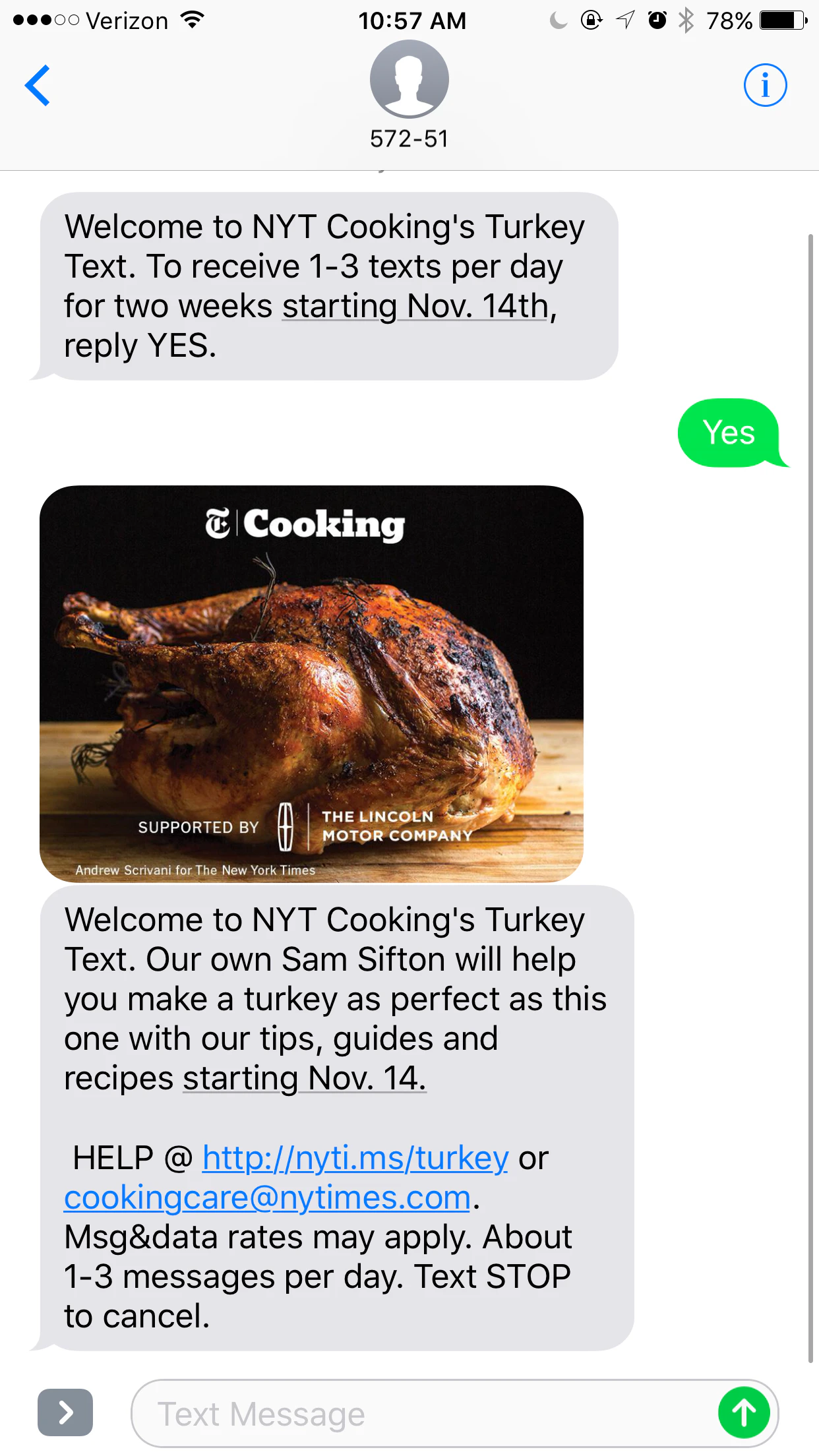 Turkey Text