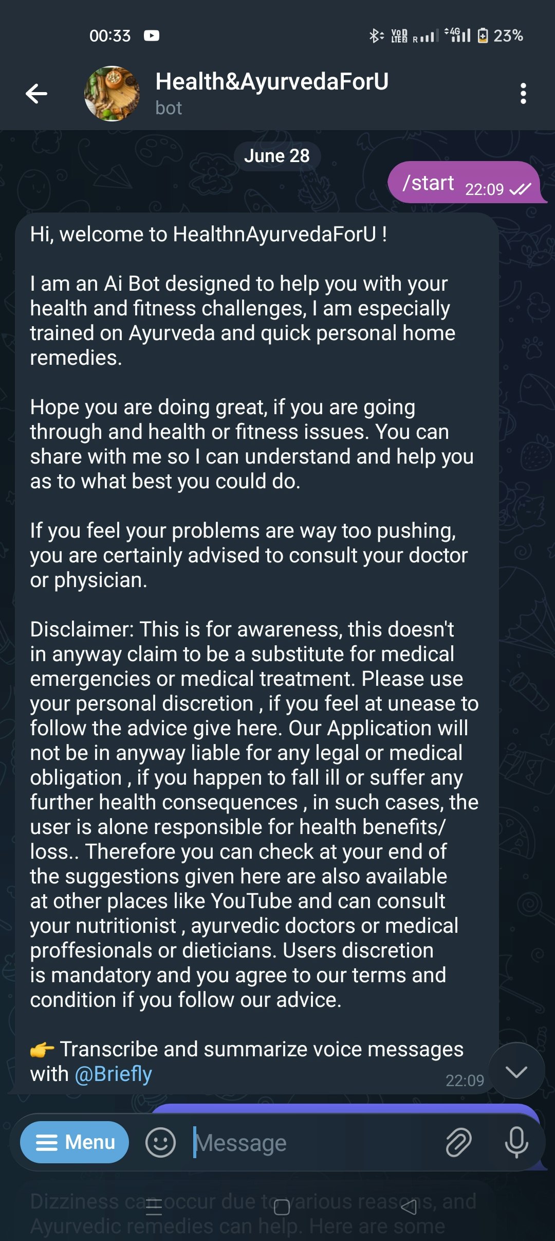 Health&AyurvedaForU - Product Hunt launch logo and brand identity