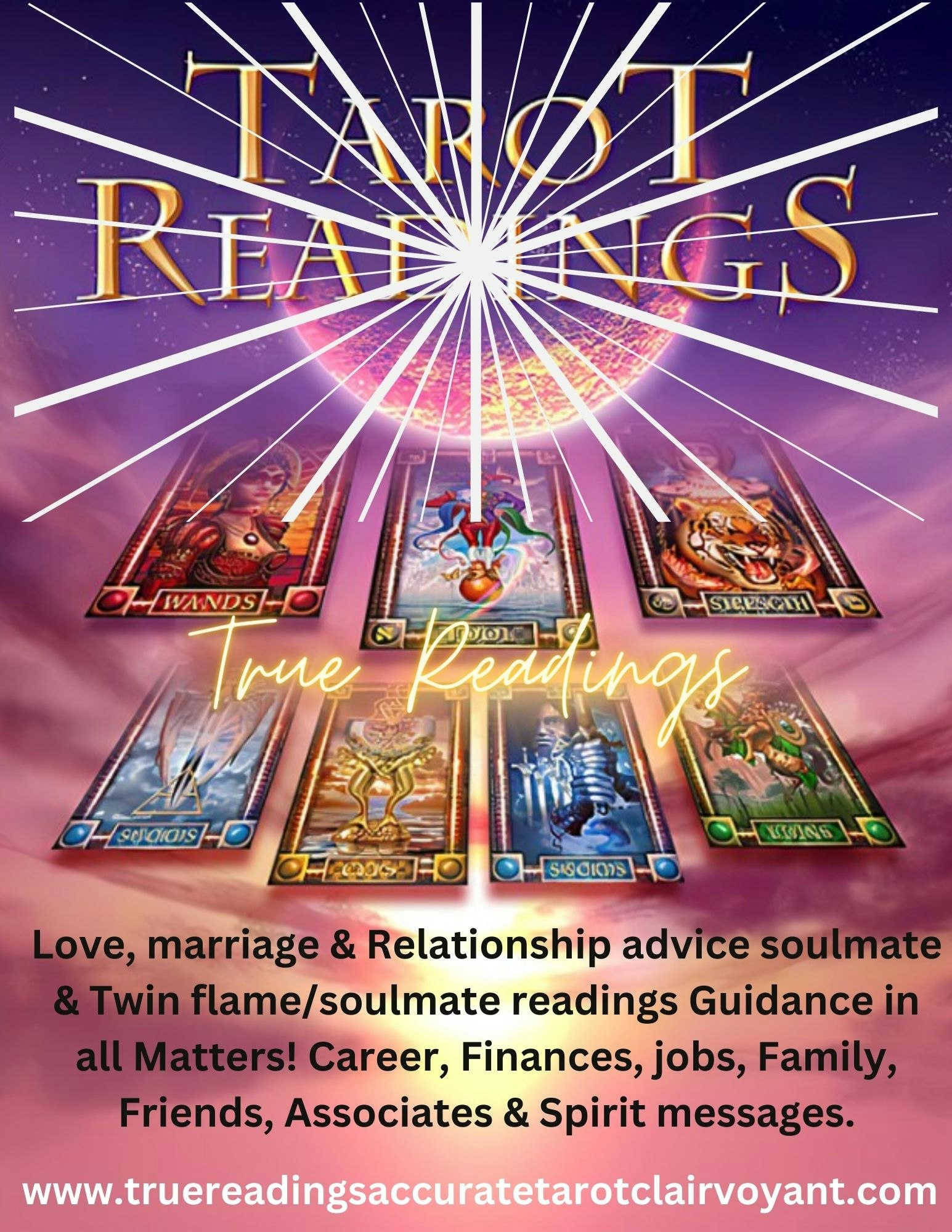 Letture vere Accurate Tarocchi Clairvoyant