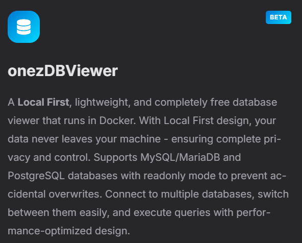 onezdbviewer gallery image