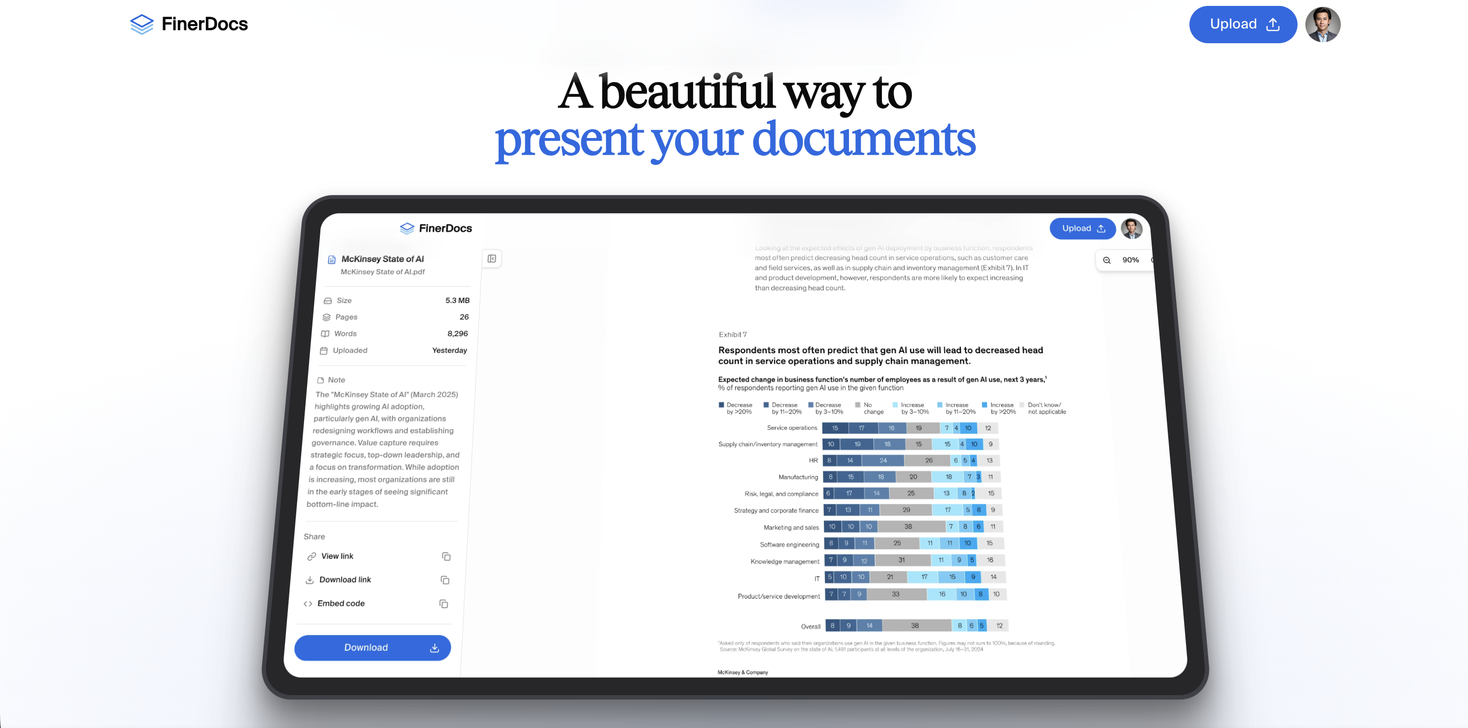FinerDocs - Screenshot 2 showing product features and functionality