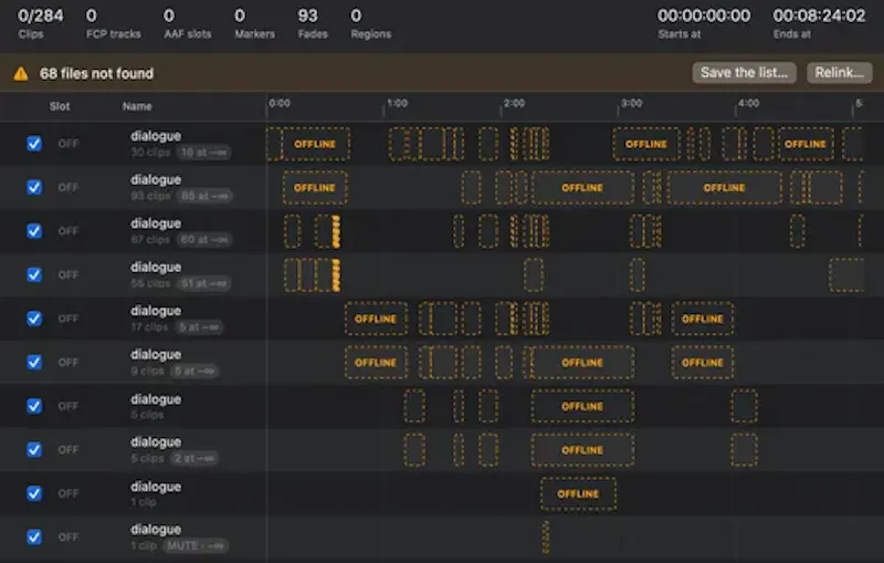 fcp2aaf screenshot 4
