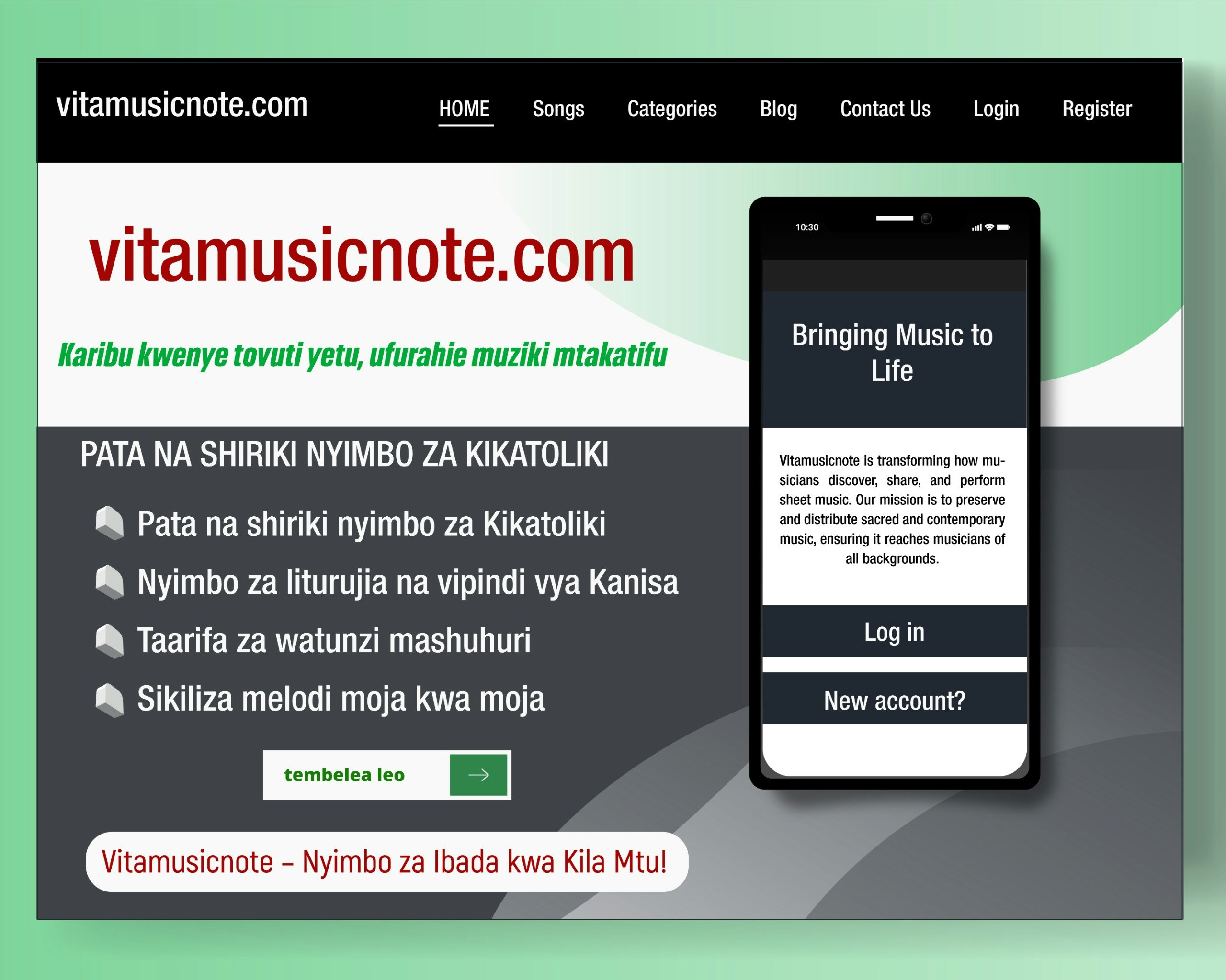 Tamusicnote - Canzoni della chiesa cattolica media 4