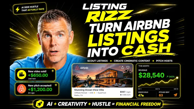 ListingRizz - AI Airbnb Hustle 2026 screenshot 1 (video preview)