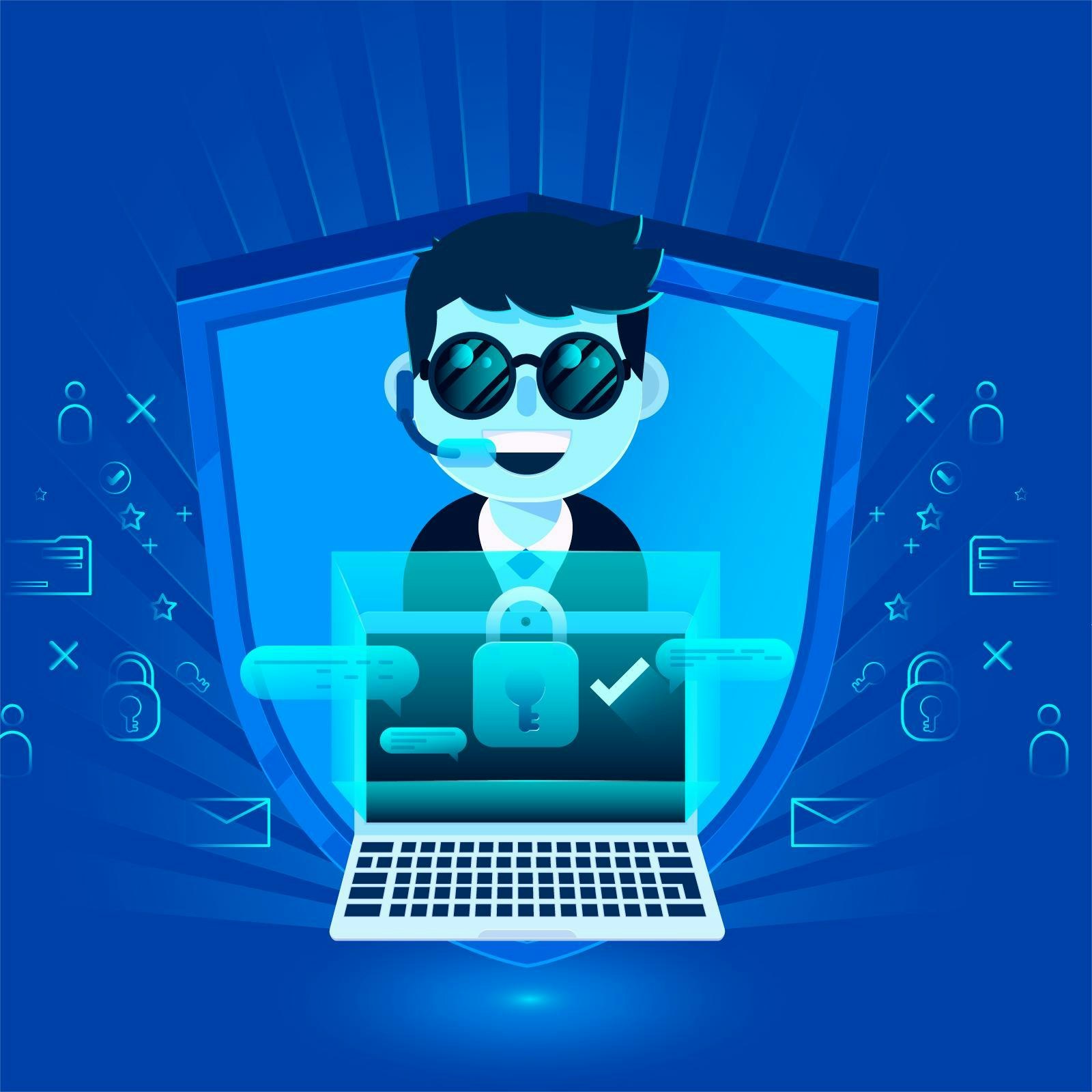 Cybersecurity Awareness Training - Product Hunt launch logo and brand identity