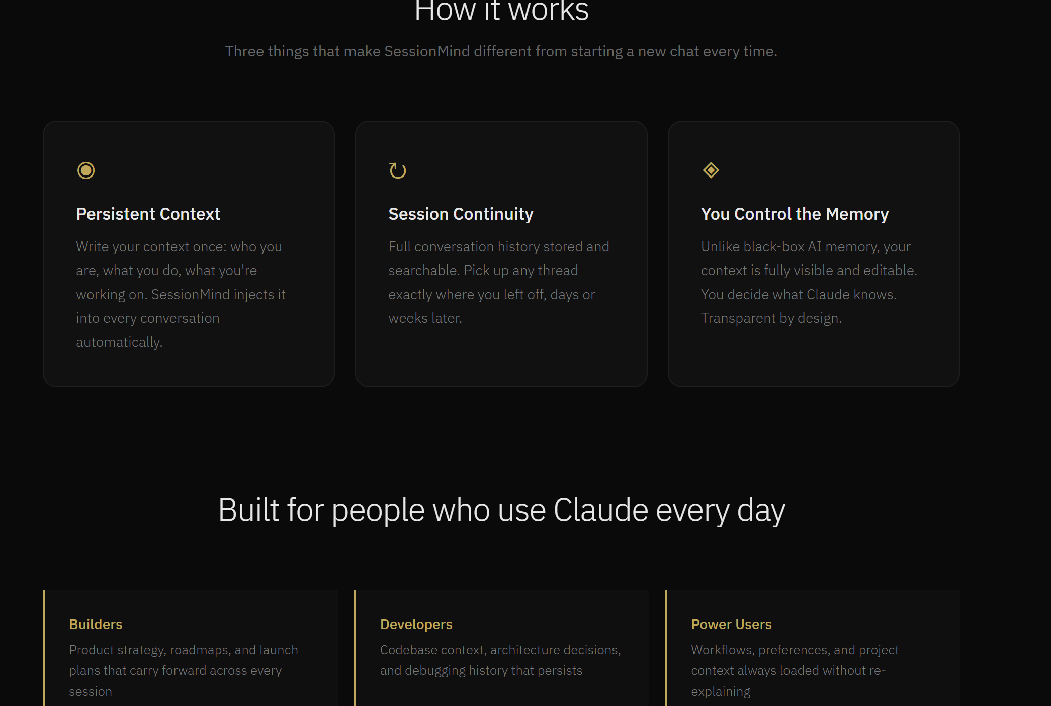 SessionMind gallery image