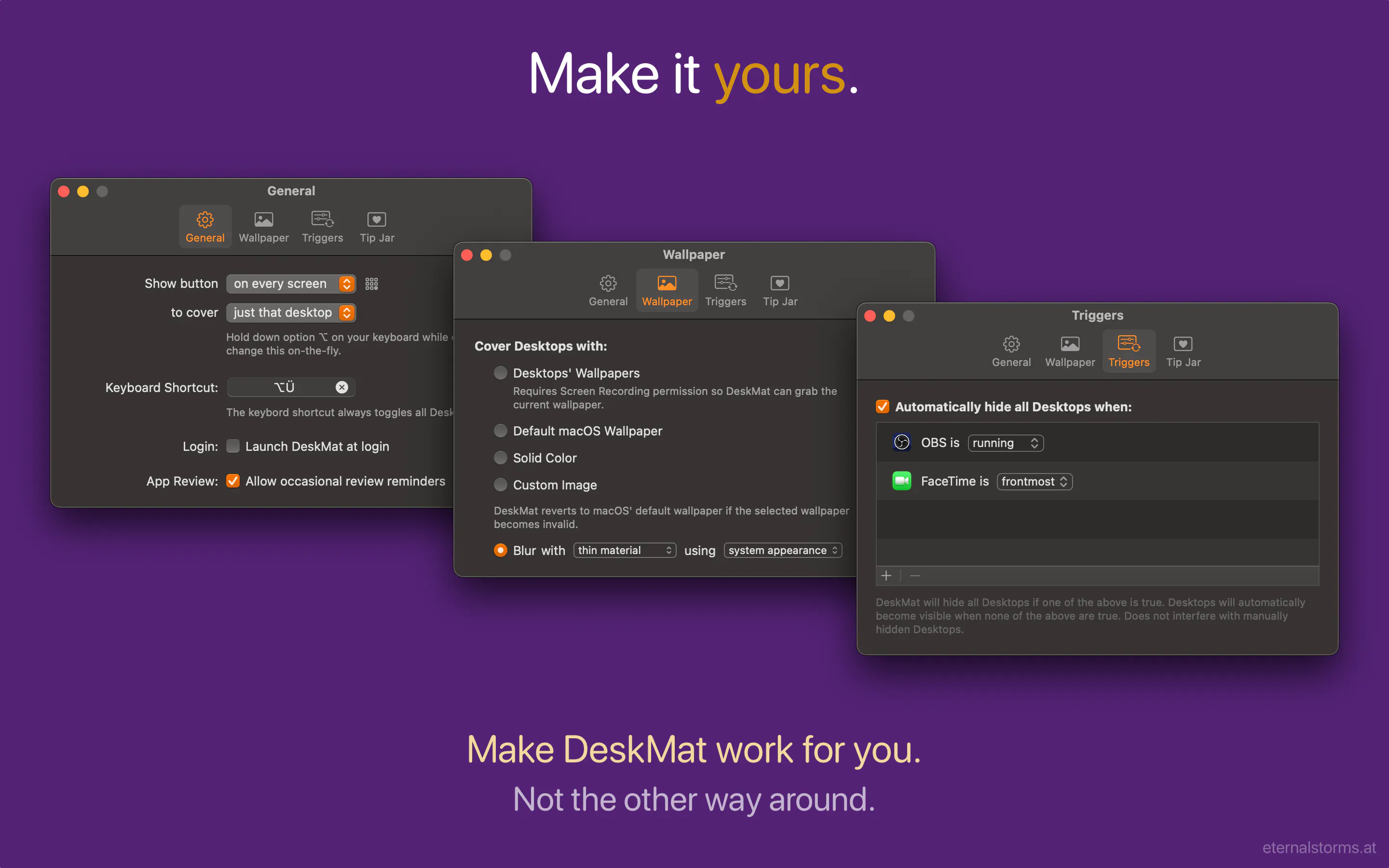 DeskMat 1.3 screenshot 2