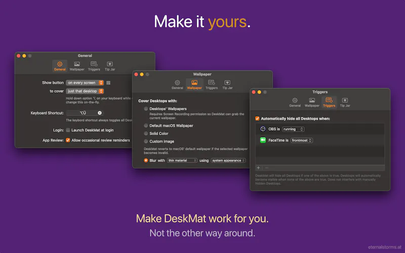 DeskMat 1.3 screenshot 3