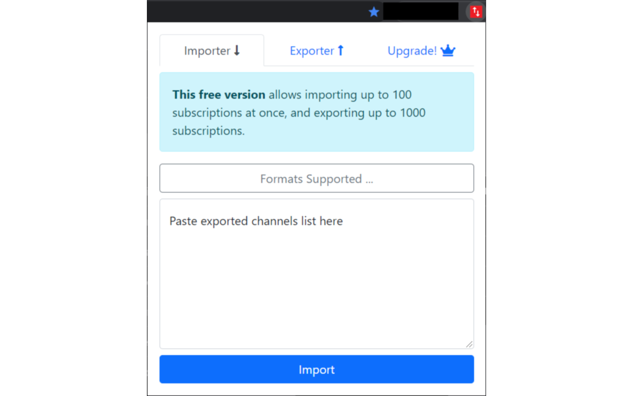 Subscriptions Importer For Youtube gallery image