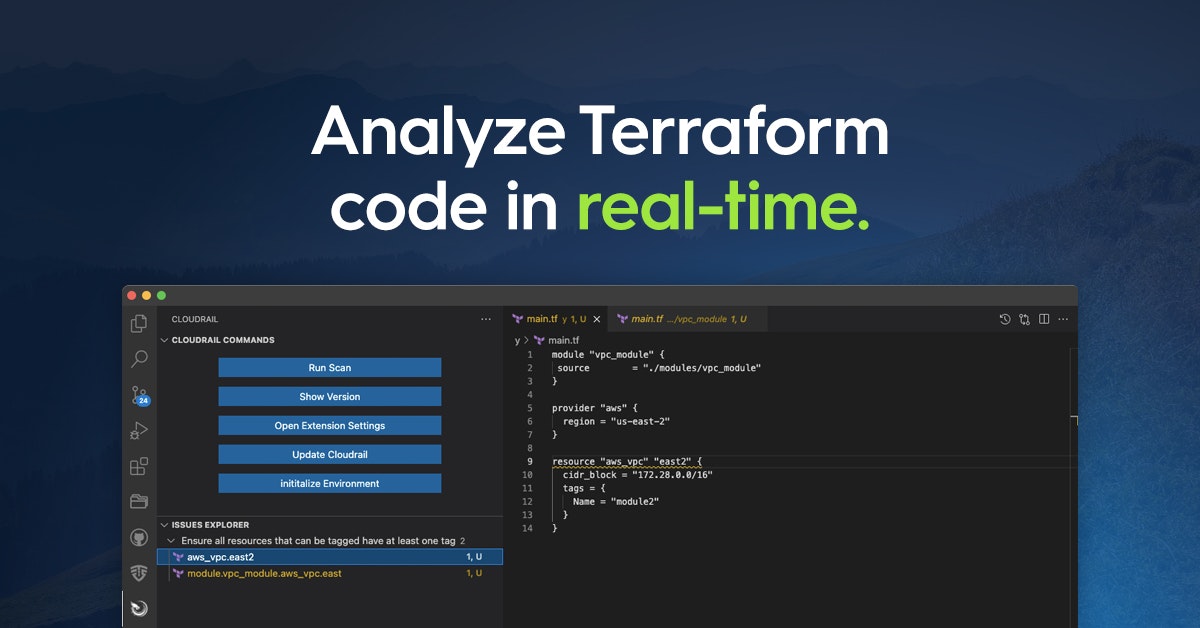 Indeni Cloudrail - VS Code Extension gallery image