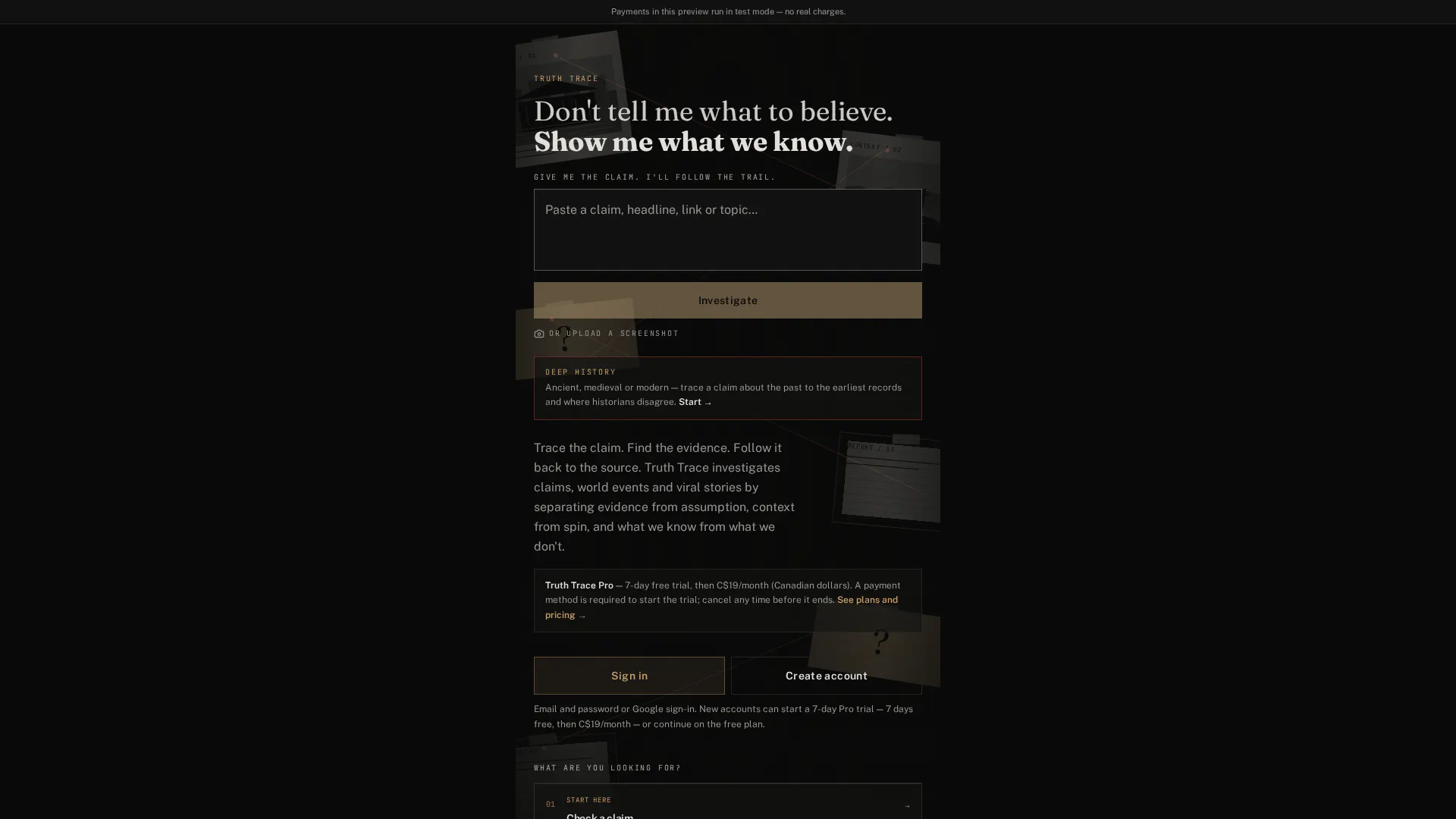 Truth Trace  gallery image