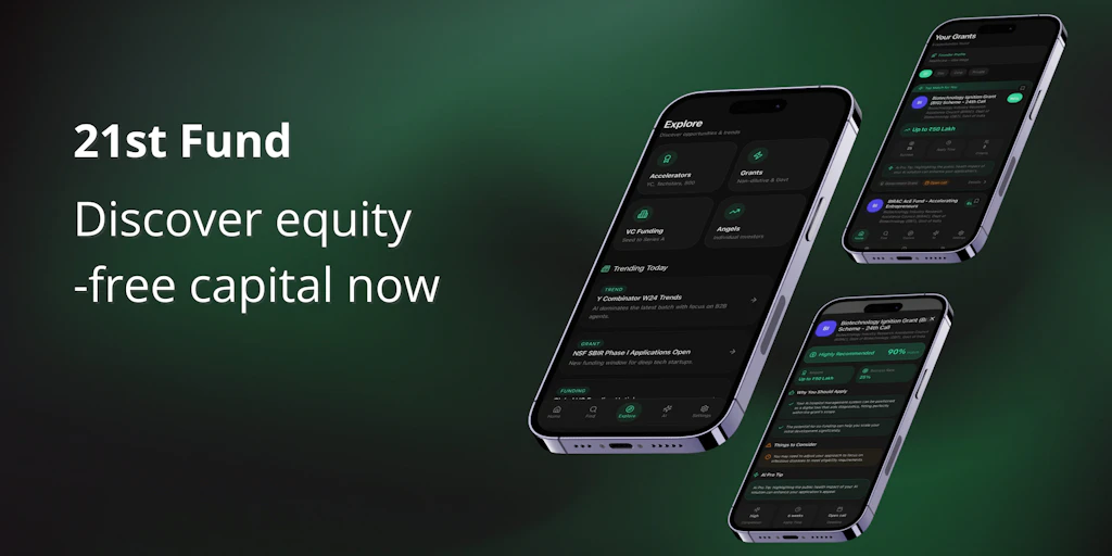 21st Fund:為創業者提供的代理式補助金發現工具