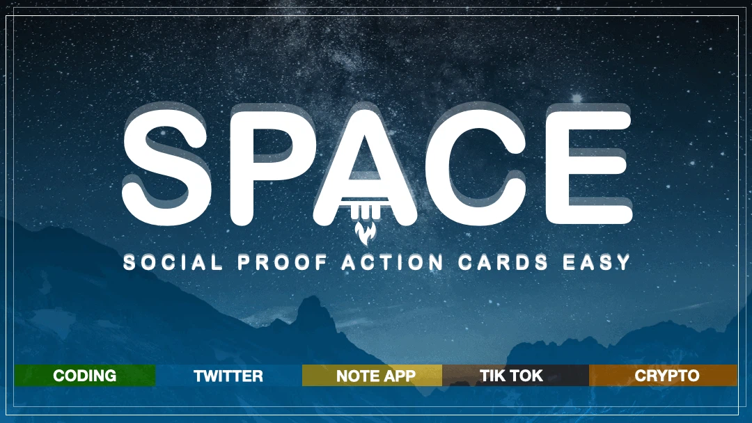 SPACE (Social Proof Action Cards Easy)