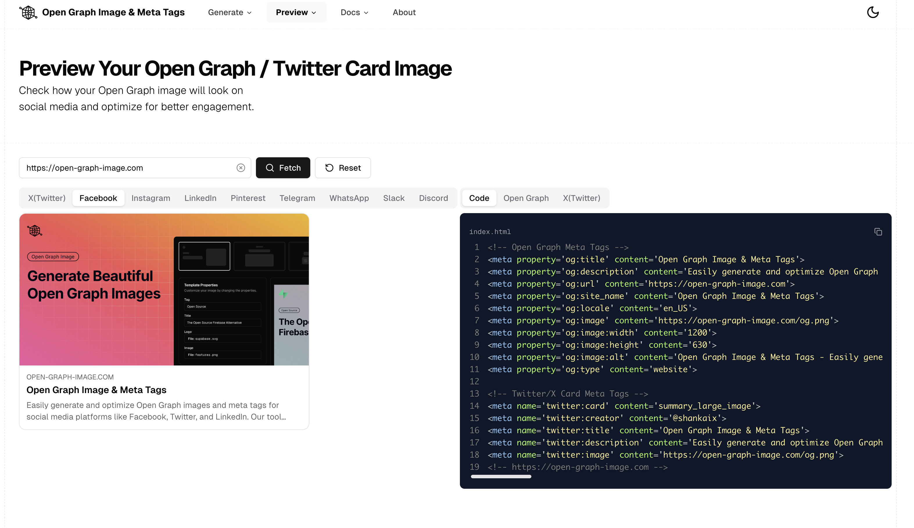 Open Graph Image & Meta Tags gallery image