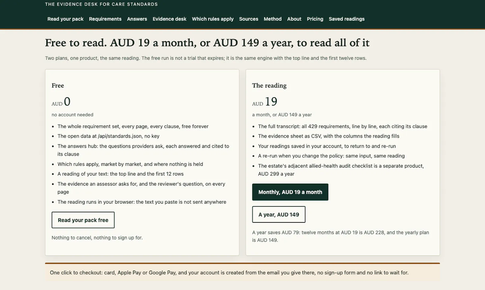 Care Standards Checker screenshot 3
