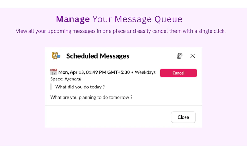 Schedule Message for Teams screenshot 8