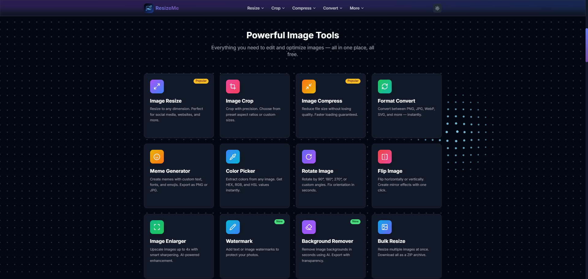 ResizeMe - Screenshot 2 showing product features and functionality