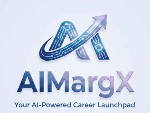 AIMargX – Get Job-Ready with AI - Product Hunt launch logo and brand identity