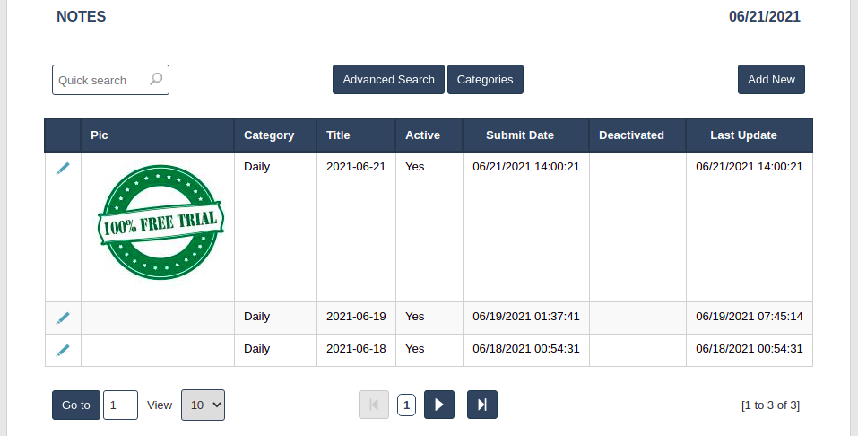 Employee E-Notepad Notes gallery image