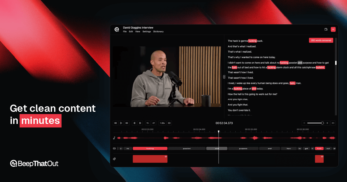 startuptile BeepThatOut-AI-powered profanity filtering for content creators 