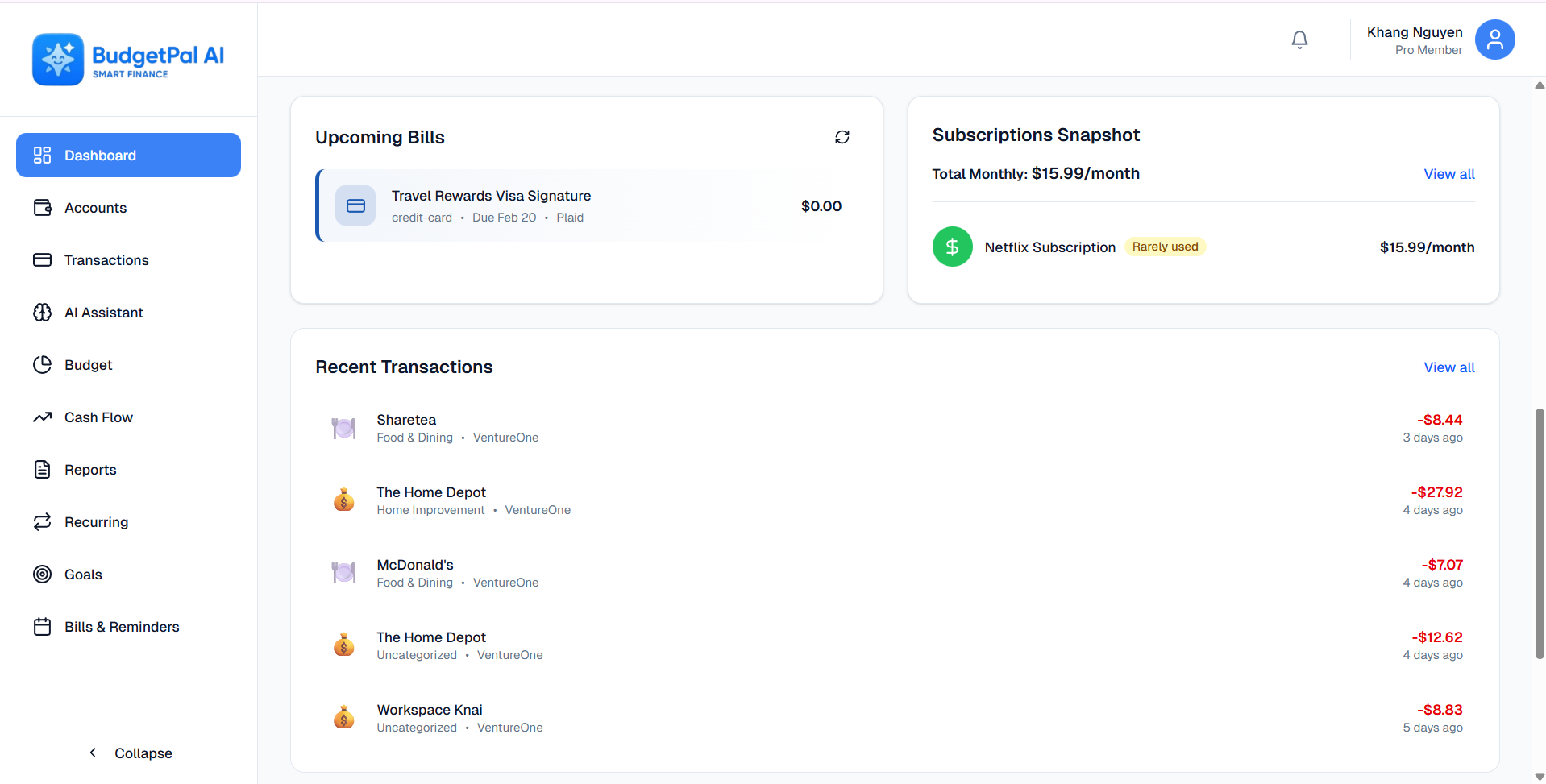 BudgetPal – AI Budgeting gallery image