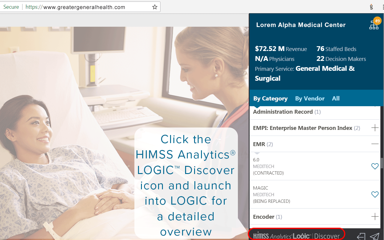 HIMSS Analytics LOGIC Discover gallery image