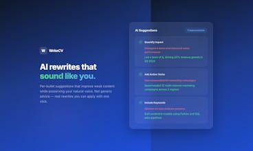 WriteCV gallery image