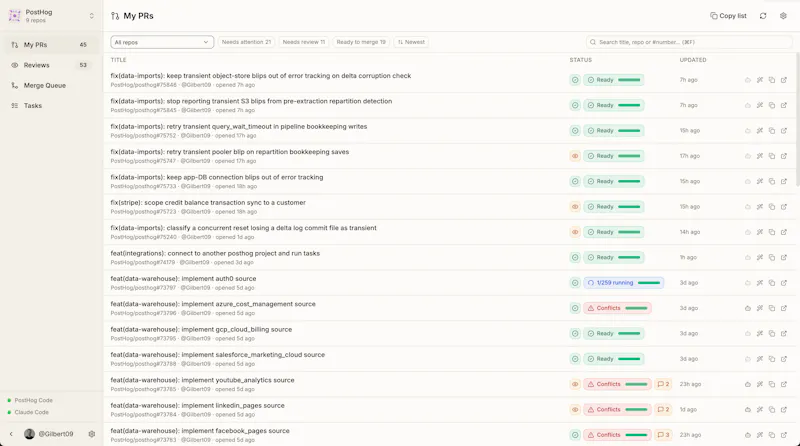 Talyn: Web screenshot 1