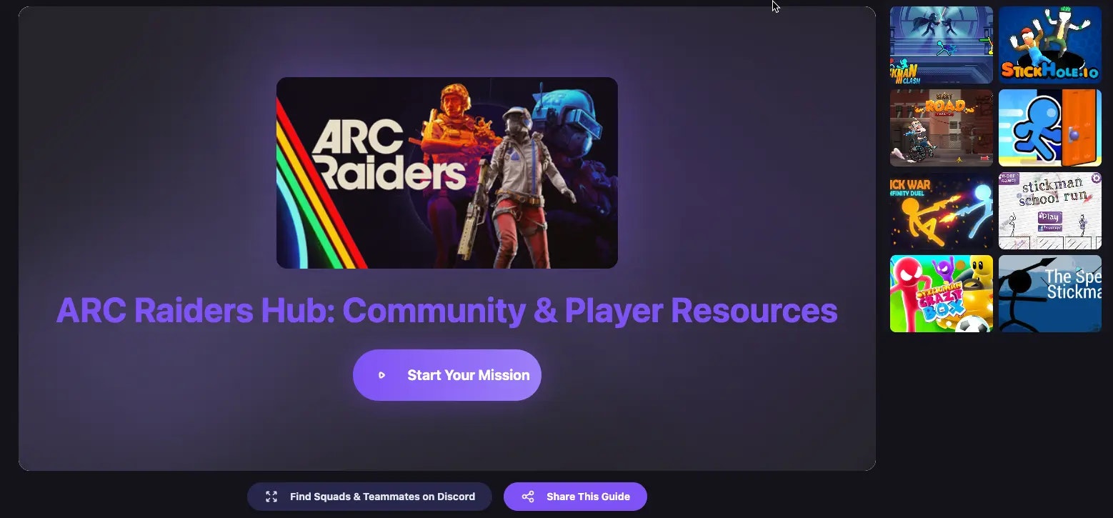 ARC Raiders Hub