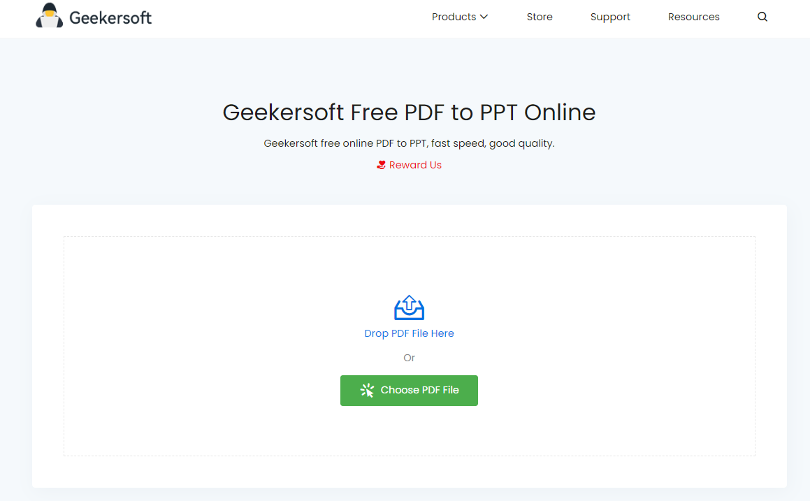 Geekersoft PDF ฟรีเป็น PPT ออนไลน์ media 3