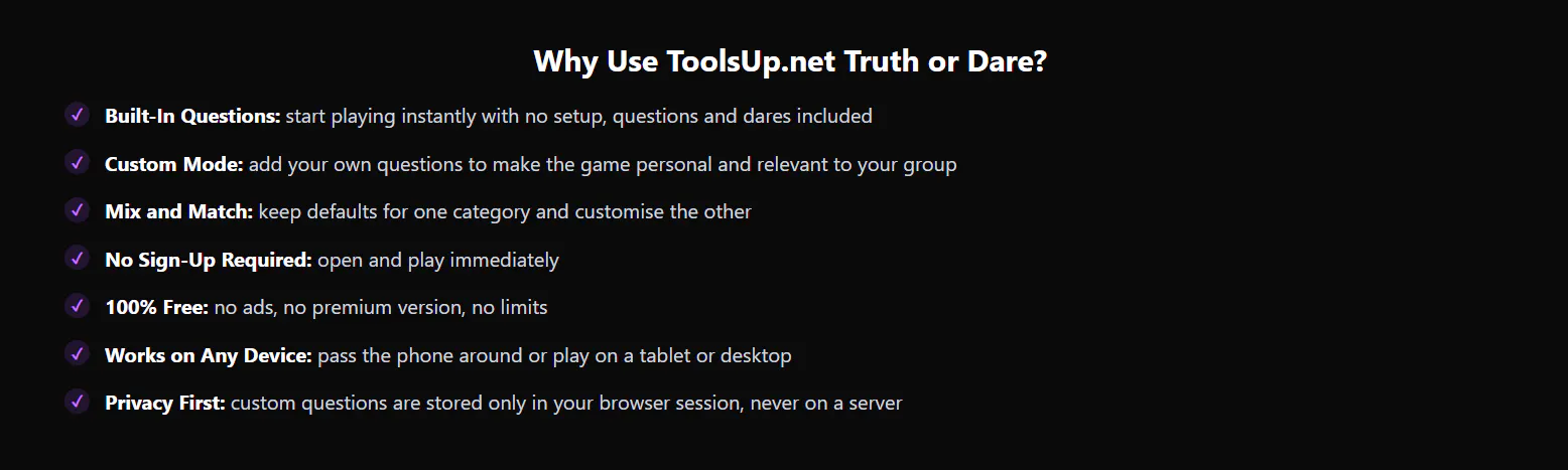 Truth or Dare Generator gallery image