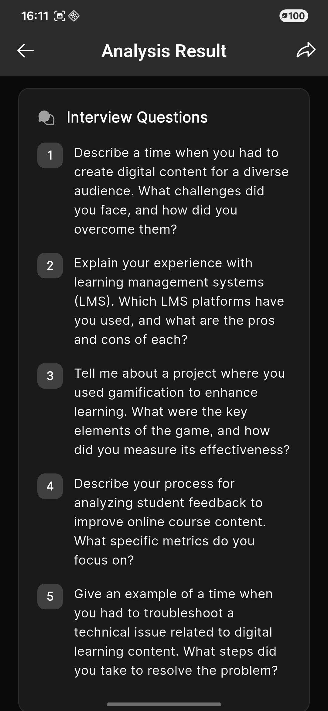 AI CV Analyzer gallery image