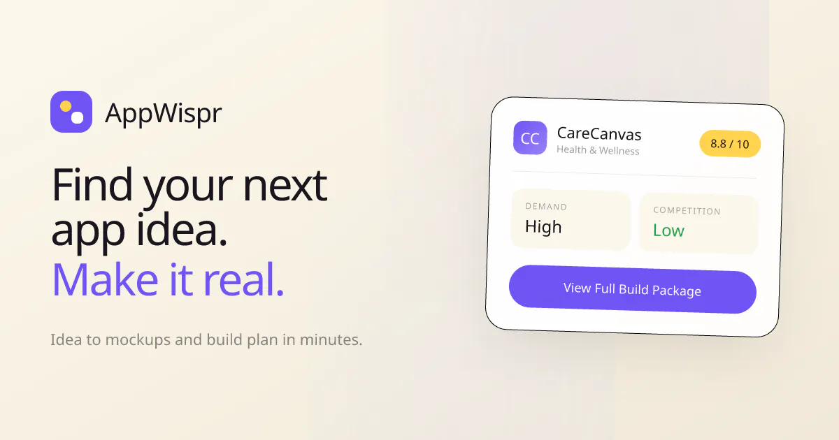 AppWispr product banner