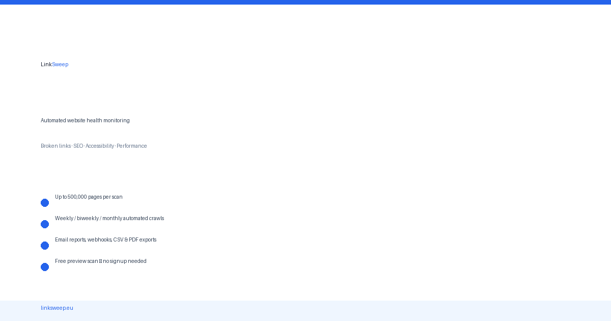 LinkSweep gallery image