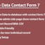 Save Data Contact Form 7