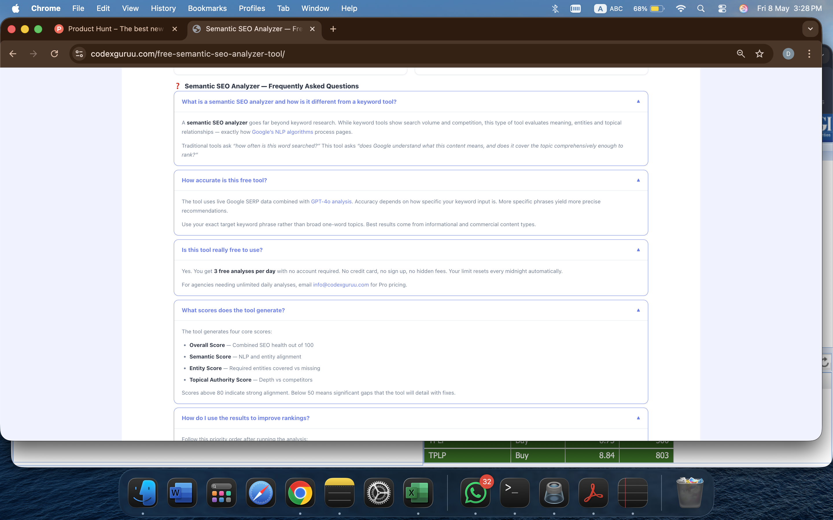 Semantic SEO Analyzer-Free  gallery image