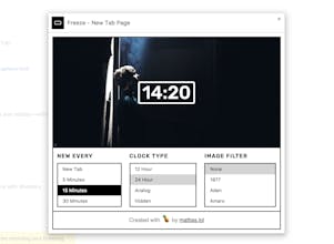 Freeze - New Tab Page gallery image