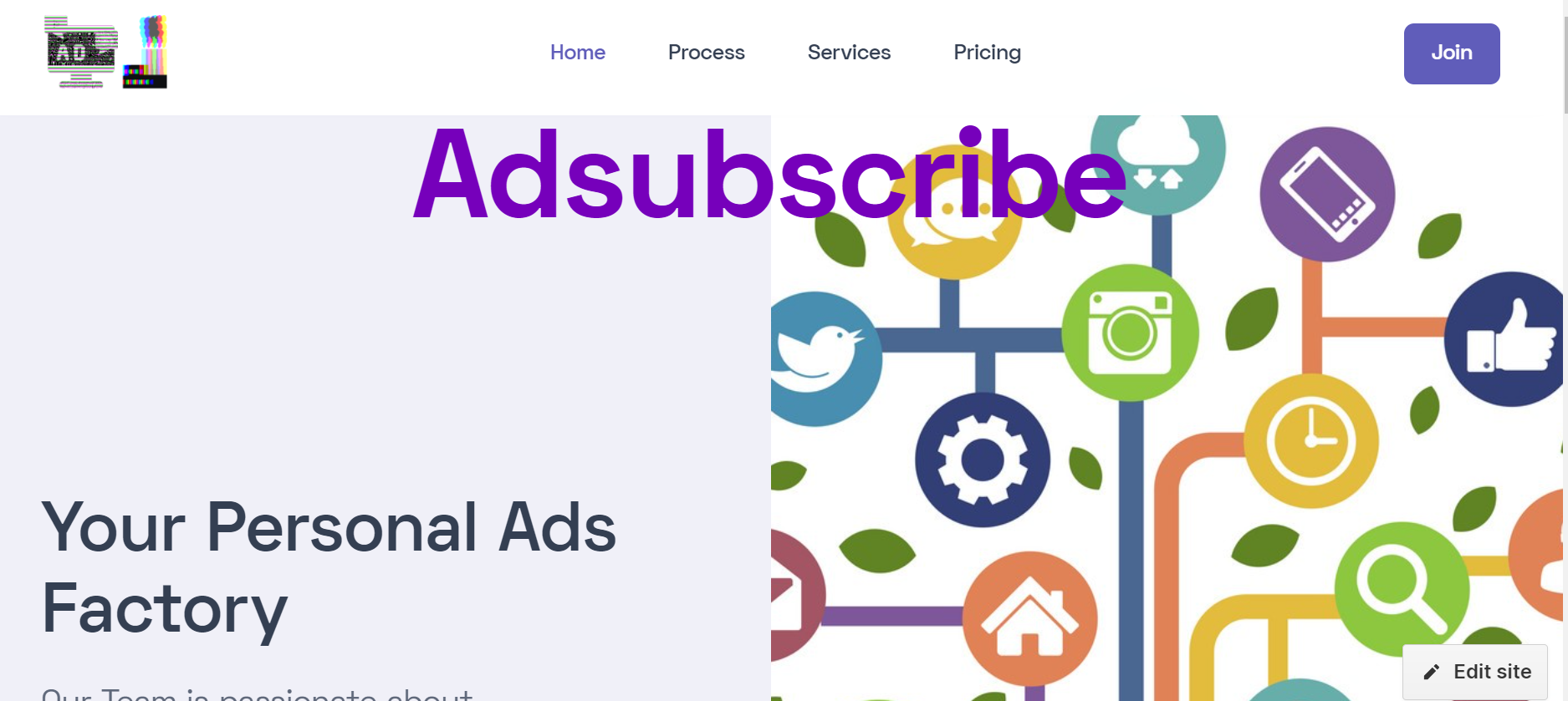 Adsubscribe - Una membresía mensual para la producción de anuncios de video media 1