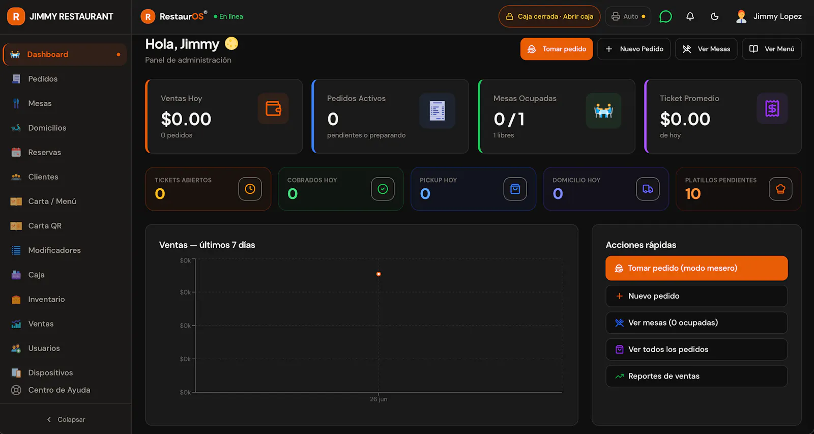 RestaurOS screenshot 3