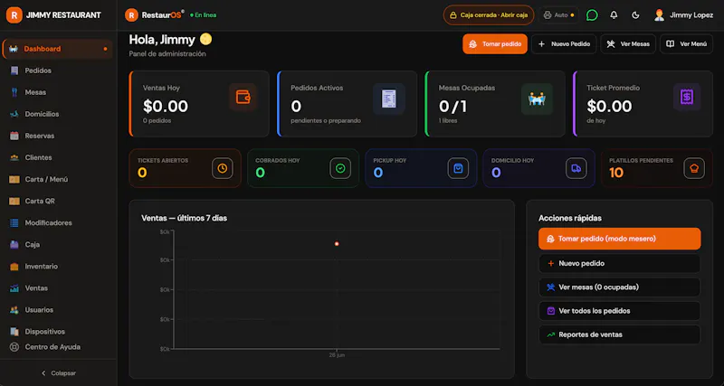 RestaurOS screenshot 3