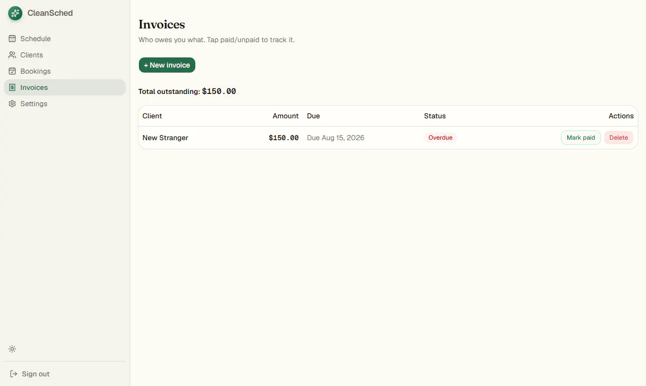 CleanSched gallery image