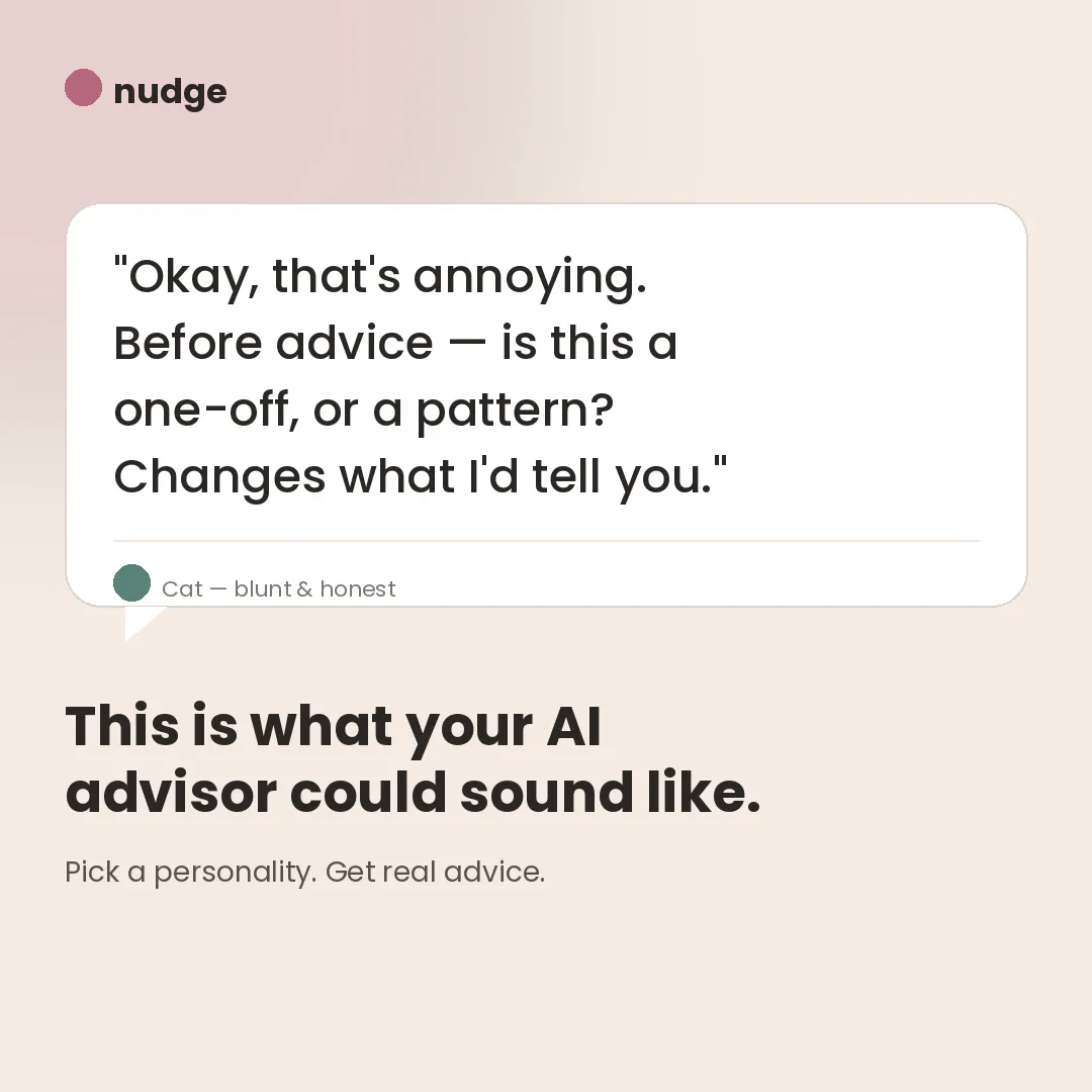 Nudge — pick your relationship advisor gallery image