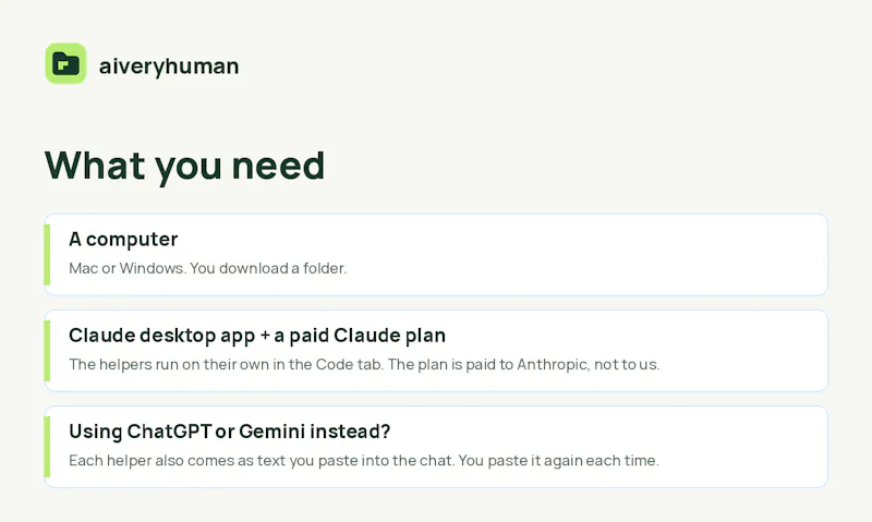 aiveryhuman: First Folder Kit screenshot 4