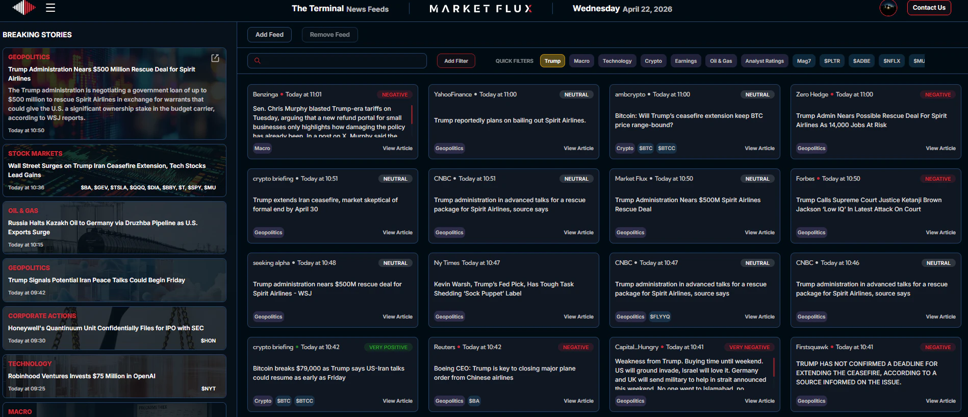 Market Flux 截图