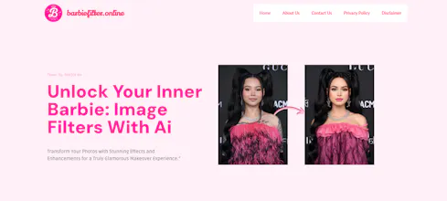 Barbie Filter Image Generator with AI gallery image