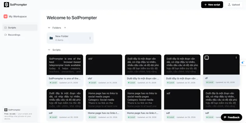 SolPrompter screenshot 6