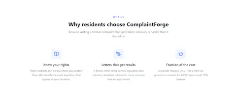 ComplaintForge gallery image